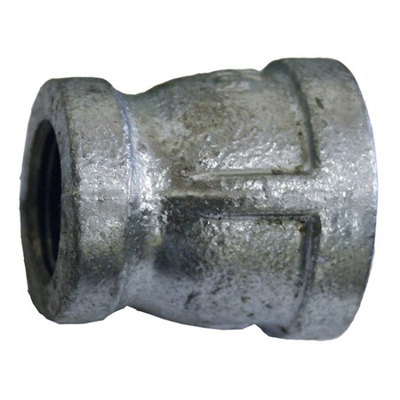 Jones Stephens 2in. x 3/4in. Galvanized Iron Reducing Coupling, Banded G1650401